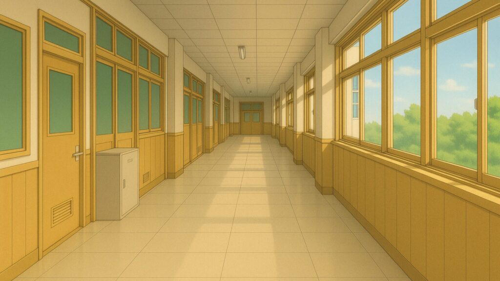 学校ー廊下