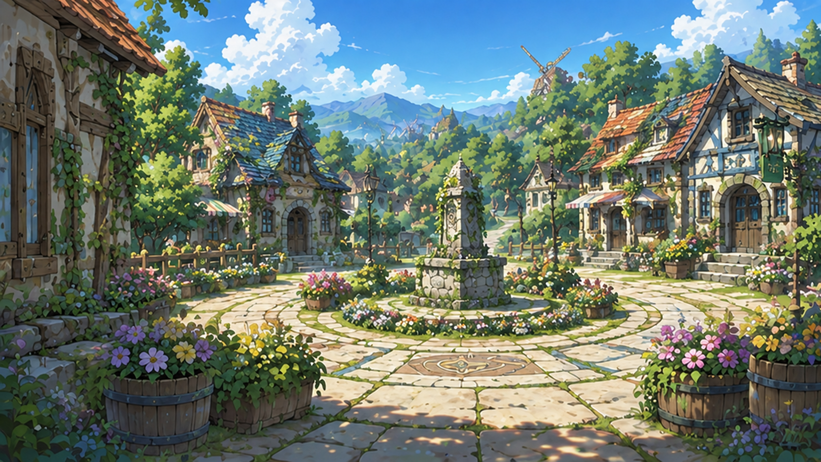 村の広場０１