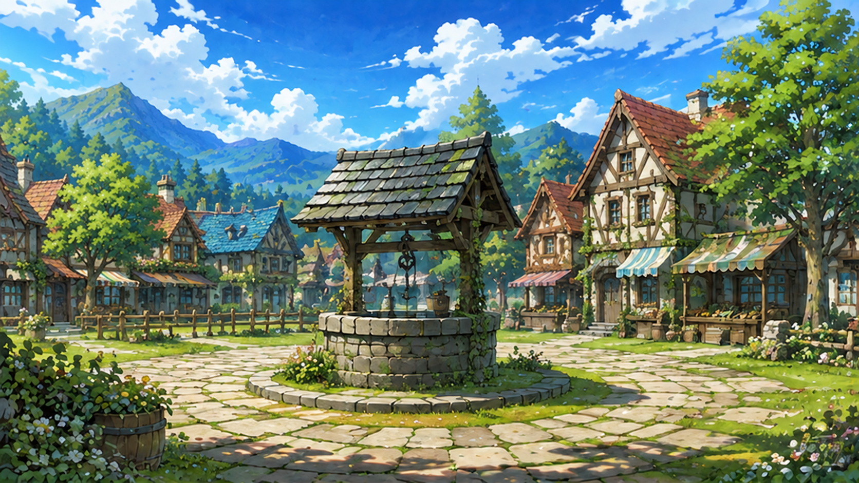 村の広場１１