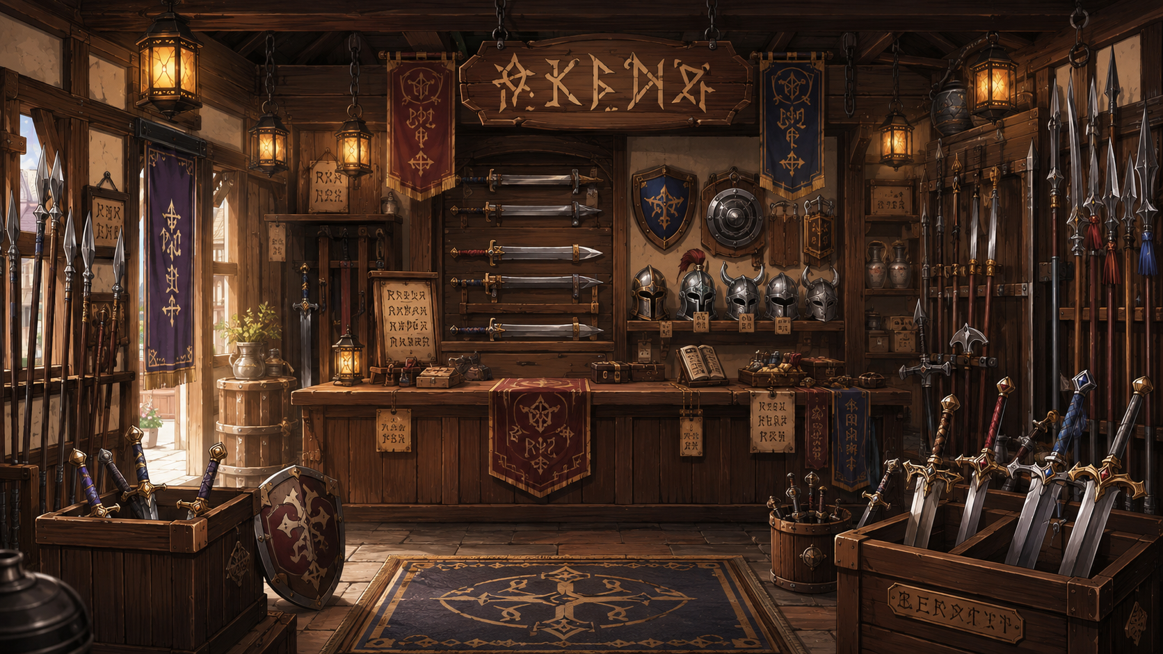 武器・防具屋(内観)01