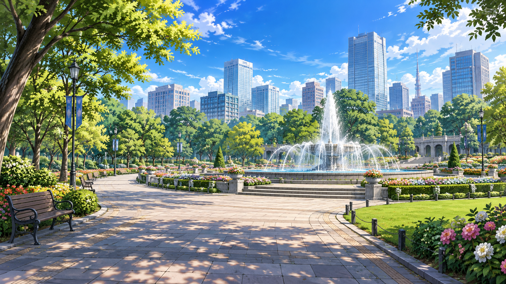 都会の公園０１