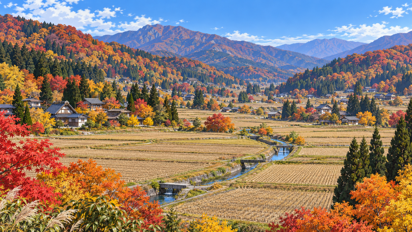 田舎の風景（秋）０２