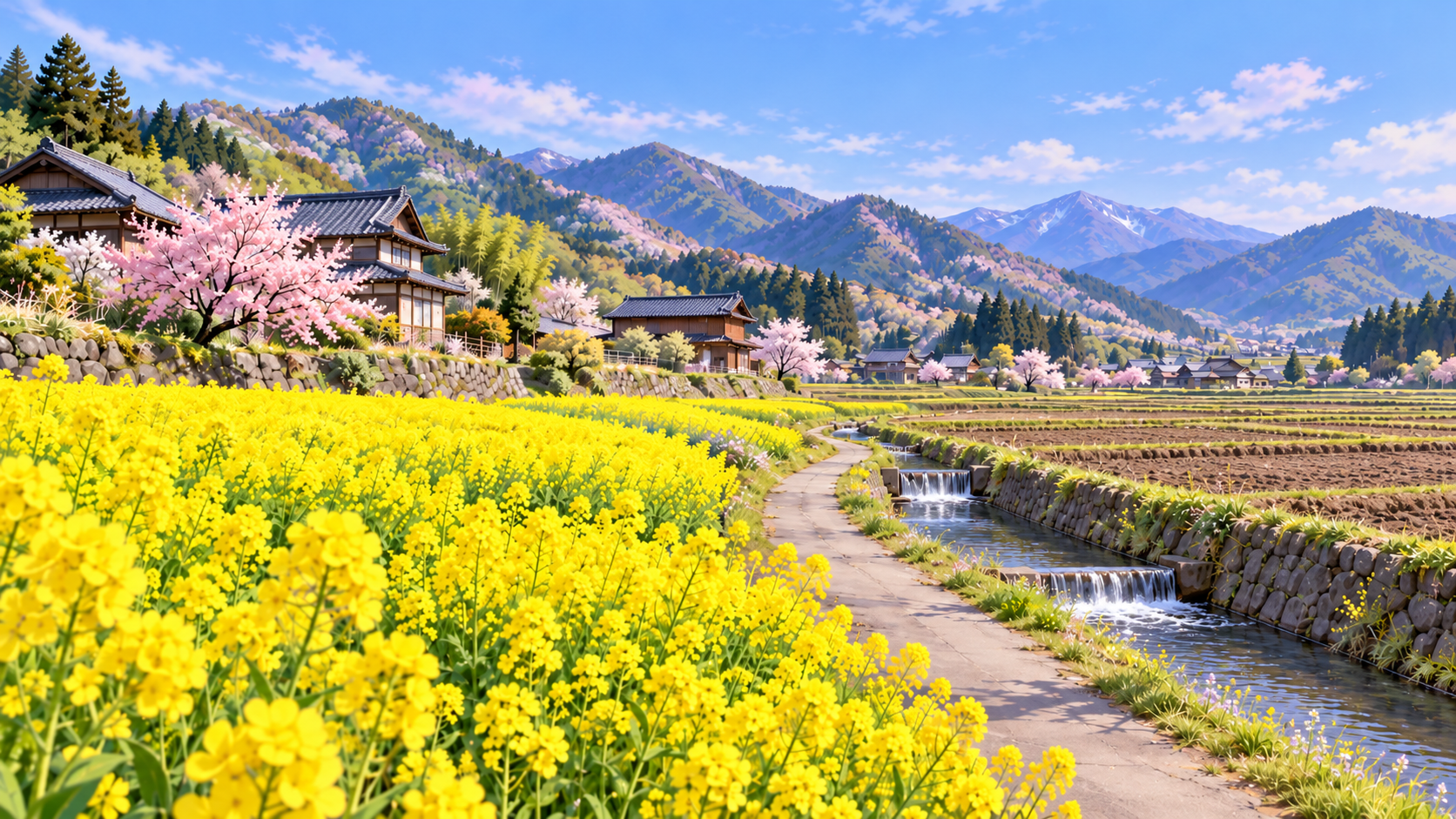 田舎の風景（春）０２